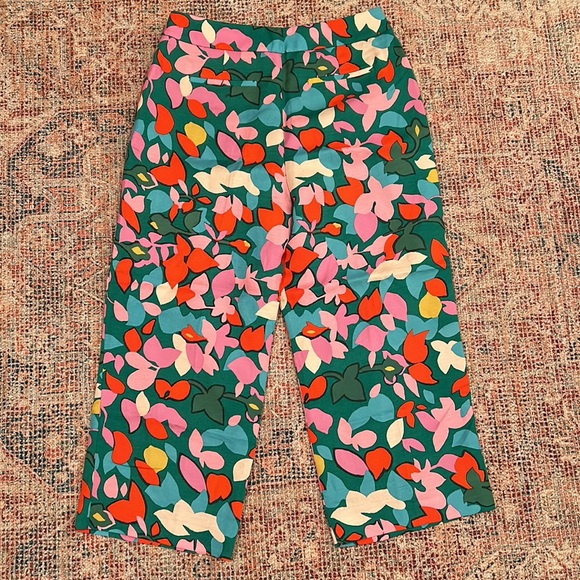 J.Crew High-Rise Pleated Pant in Confetti Floral - Picture 5 of 5